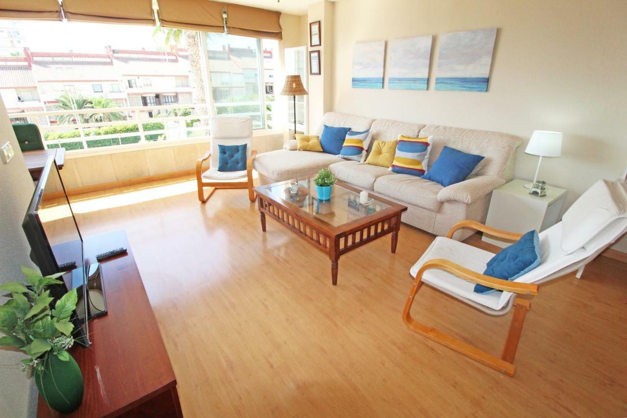 坎佩略1A Linea Playa San Juan. Vistas. Piscina. Bbq. Gym公寓 外观 照片