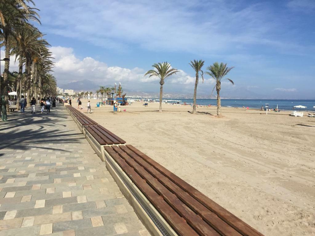 坎佩略1A Linea Playa San Juan. Vistas. Piscina. Bbq. Gym公寓 外观 照片